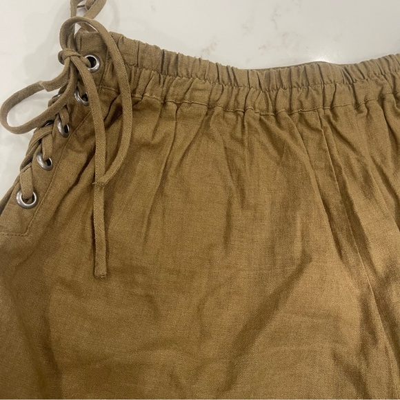 Free People Olive Green Women’s Cargo Shorts - Picture 9 of 12